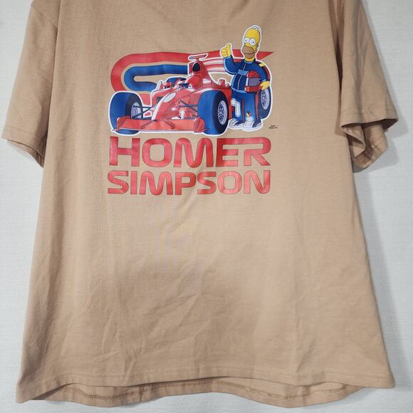 Homer Simpsons racing shirt men's Large NWT - Picture 4 of 6